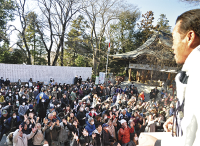 鈴鹿明神社で節分祭