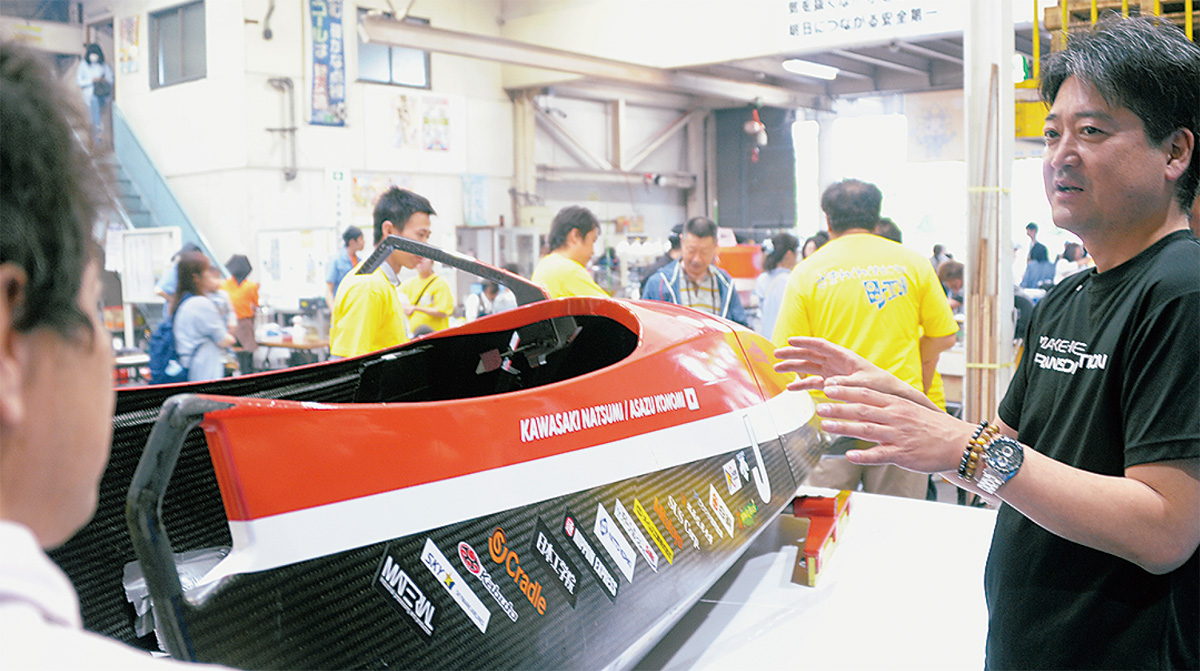 地元企業もボブスレー参加