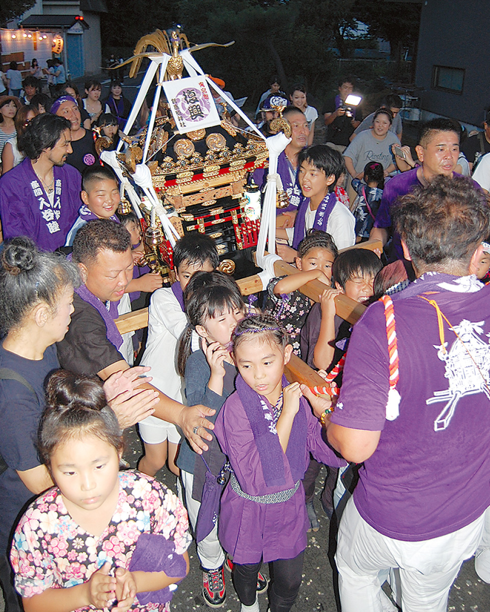 鈴鹿明神社入谷睦 子ども神輿へ参加を 初練習へ担ぎ手募る | 座間