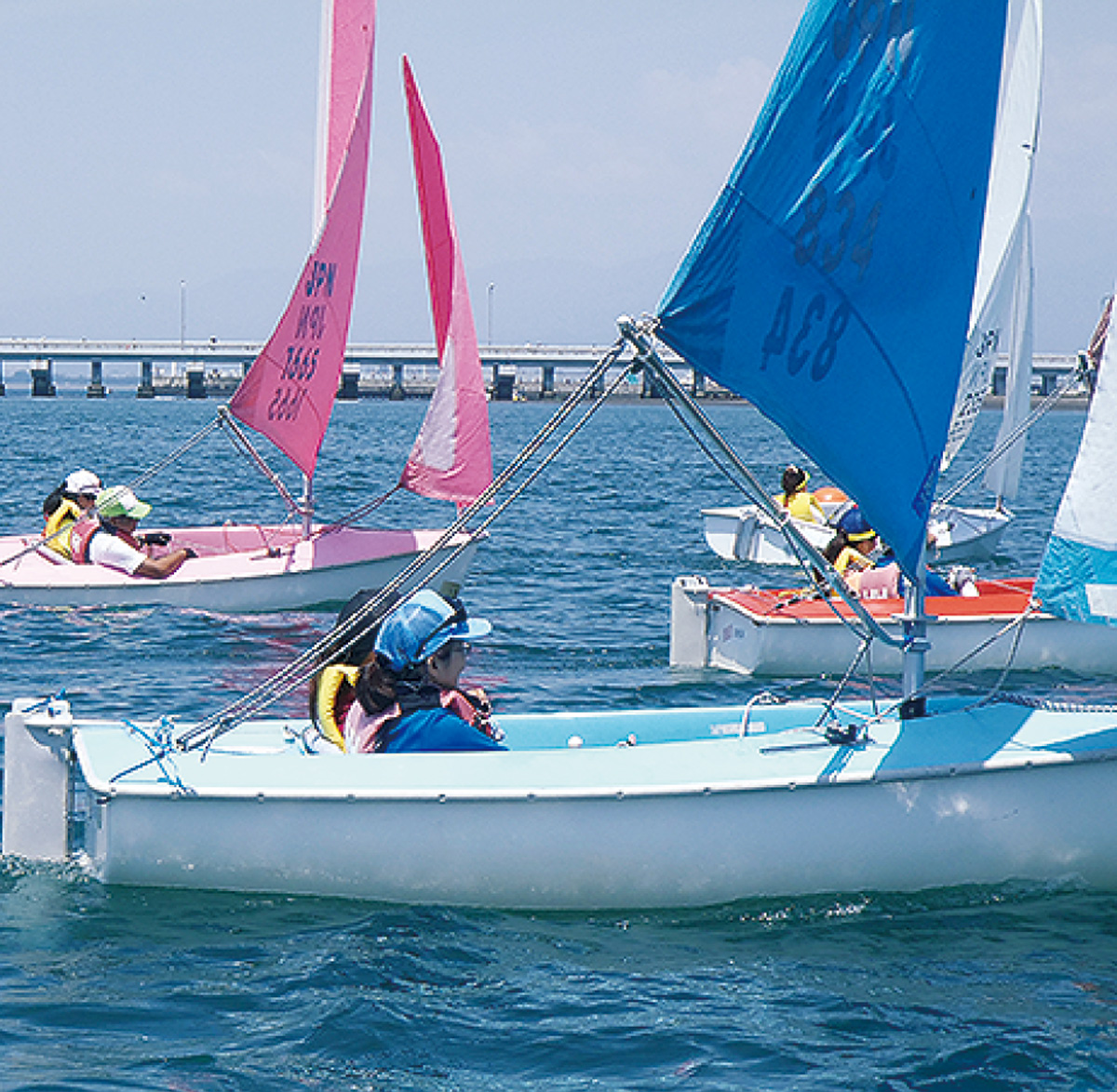 江の島でセーリング体験