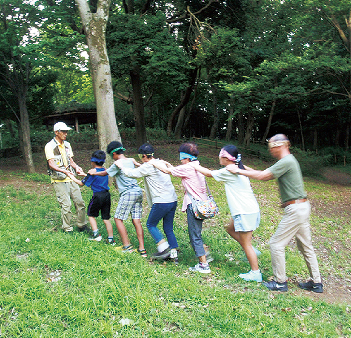 夕方の自然を感じる