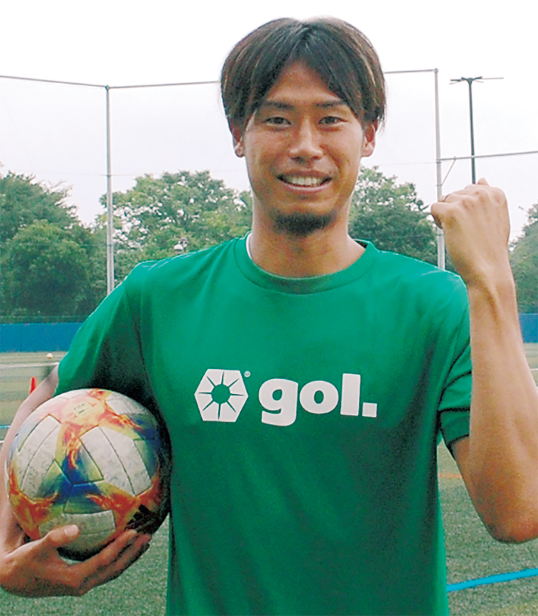 チーム一の長身ＤＦ・梅井選手