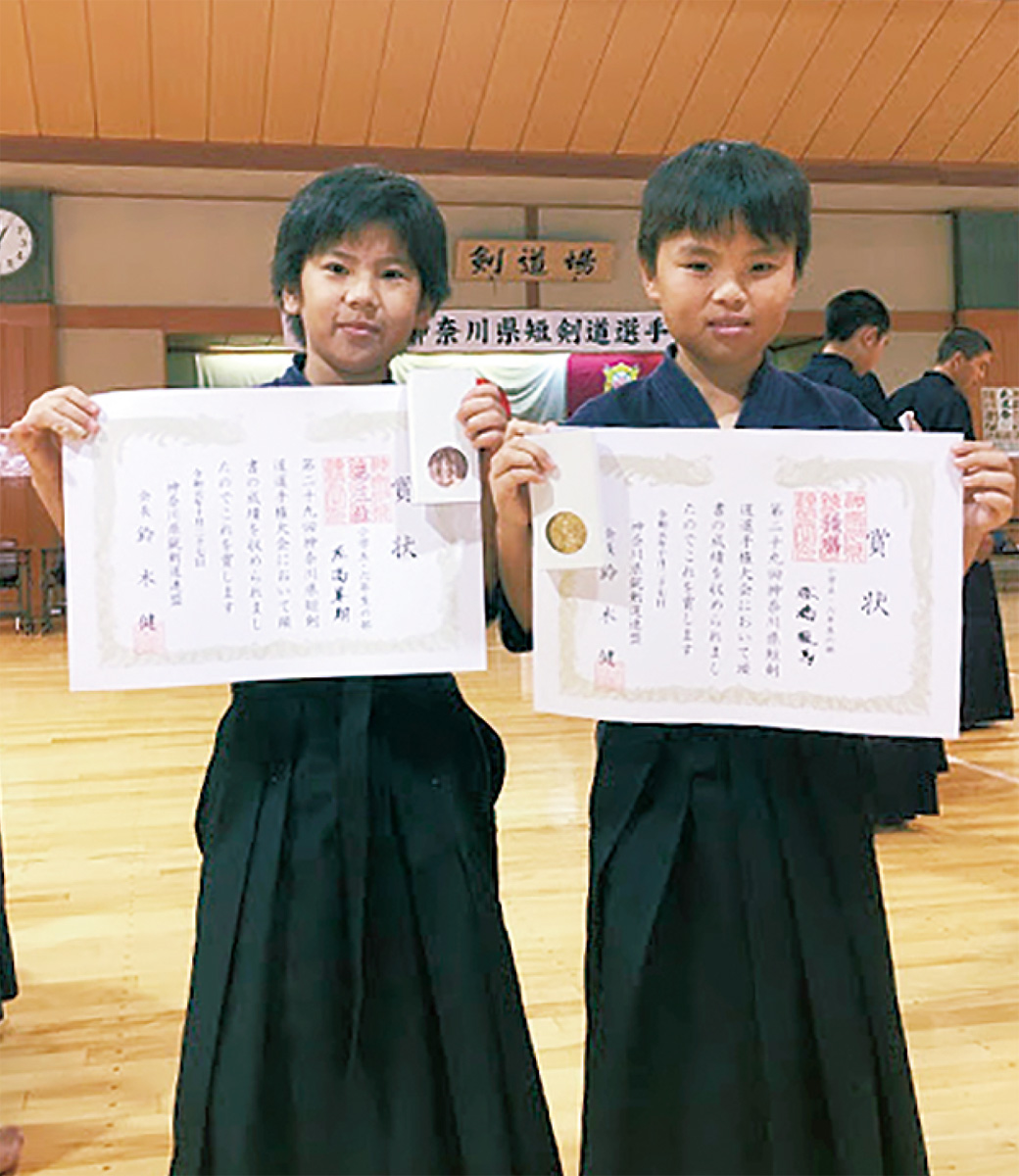 短剣道で優勝