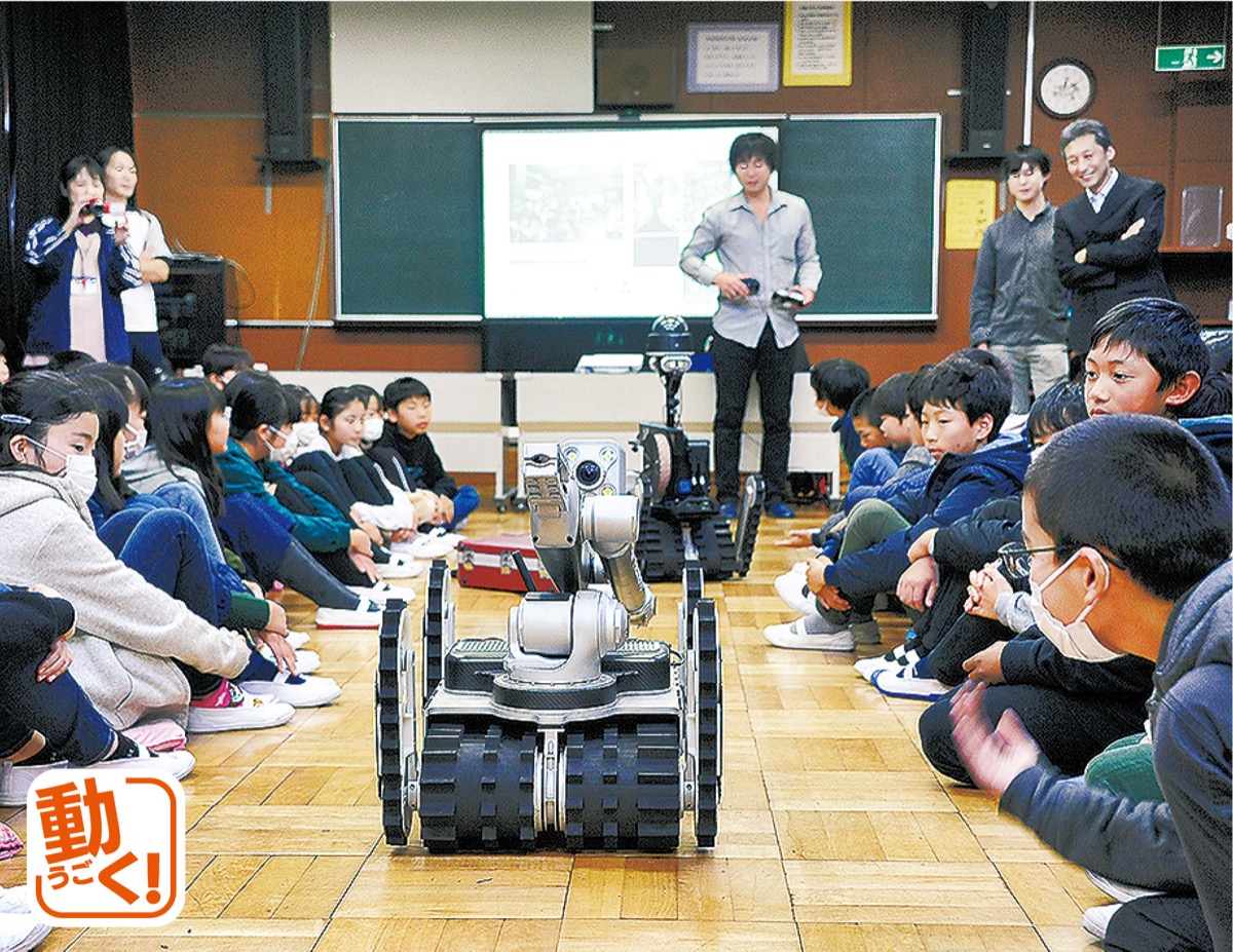 最先端ロボットにドキドキ