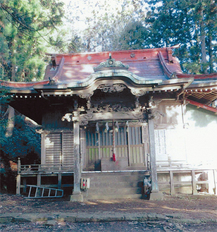 七澤神社本殿（写真は黄金井さん提供）