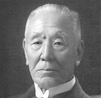 井上篤太郎の肖像写真（睦合北公民館保管）