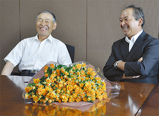 内田部会長（右）と加藤さん