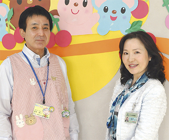 小瀬村寿美子部長（右）と有木憲二所長