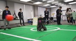 ボールをシュートするロボットの体験