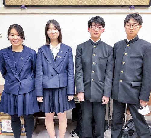 大会にエントリーした４人の生徒