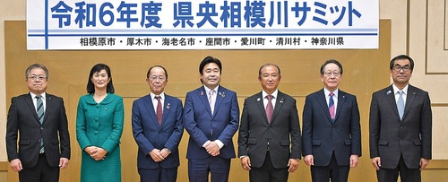 ６市町村首長らが出席