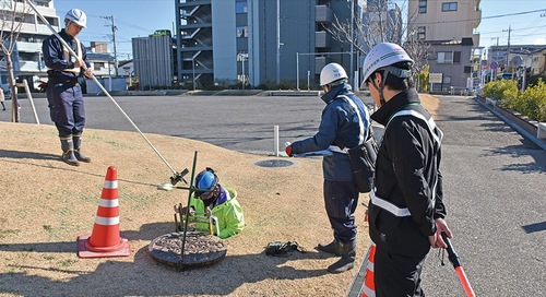 緊急点検の様子