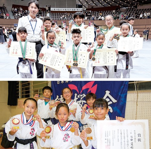 ２大会で活躍した錬桜会湘北支部の選手たち