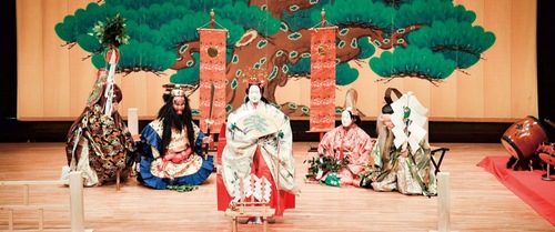 過去の公演の様子（郷土芸能発表会）