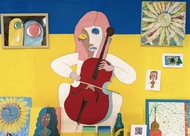 地下道彩る「異色３人展」