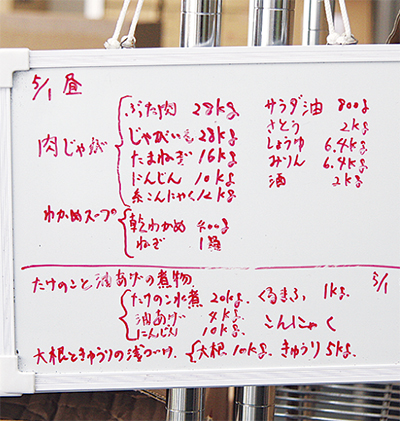 炊き出しは"心の交流"