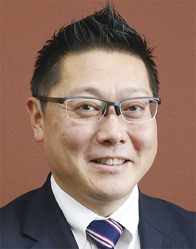 神奈川県商工会議所青年部連合会の会長に４月１日付けで就任した 小島 正也さん （株）小島組 専務取締役　41歳
