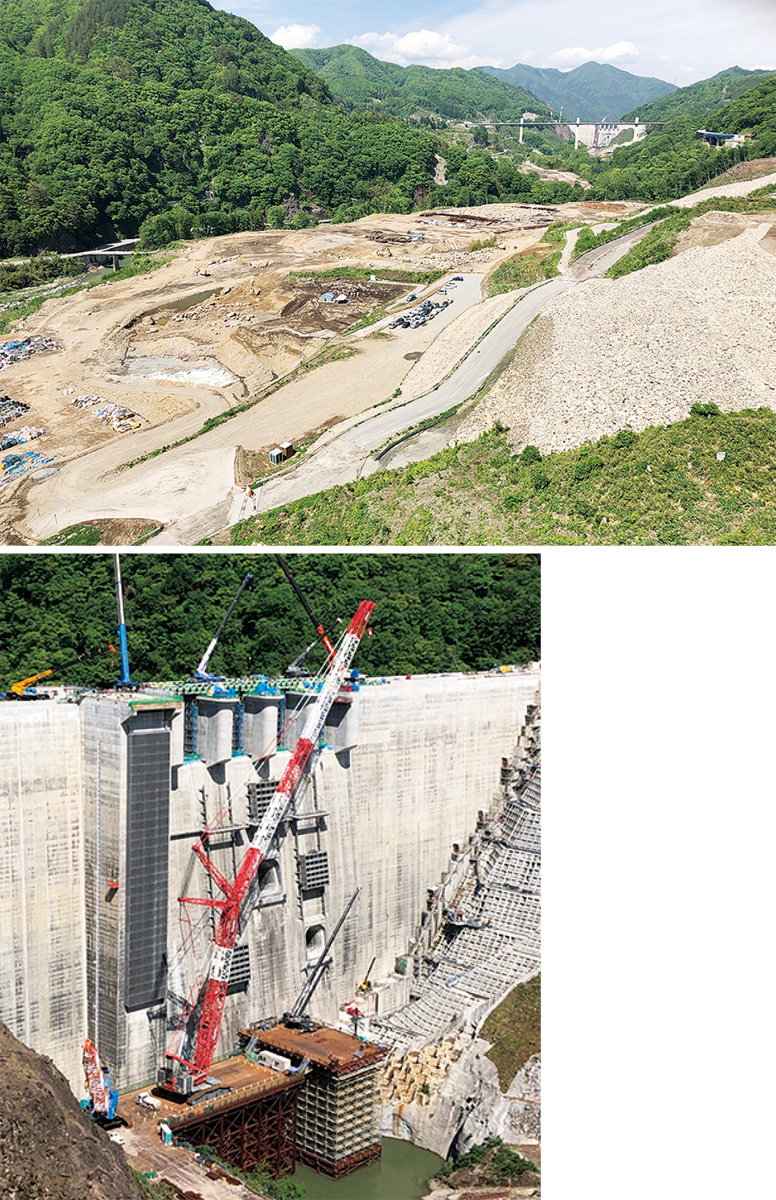 建設が進む八ッ場ダム