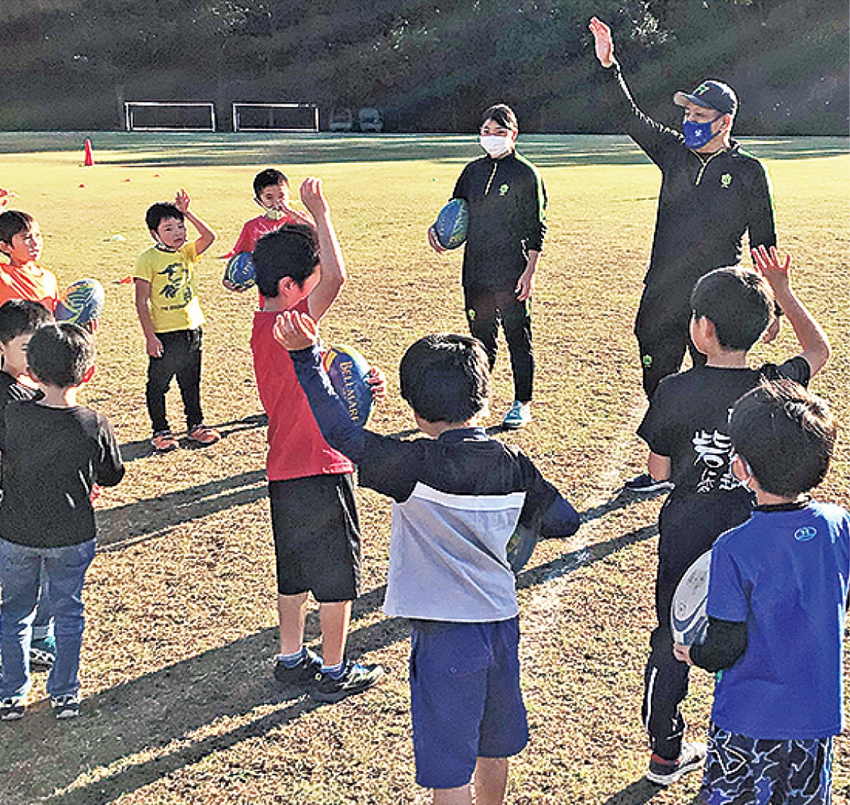 取り組む子どもたち