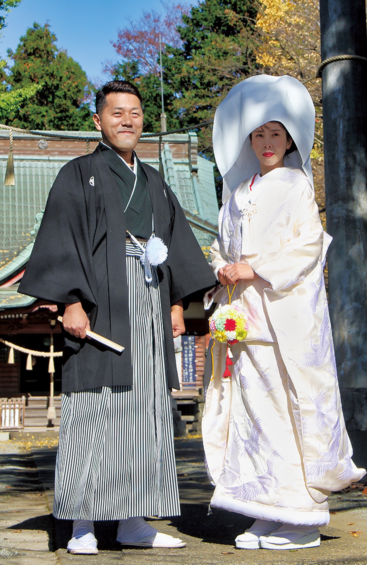 荻野神社で結婚式