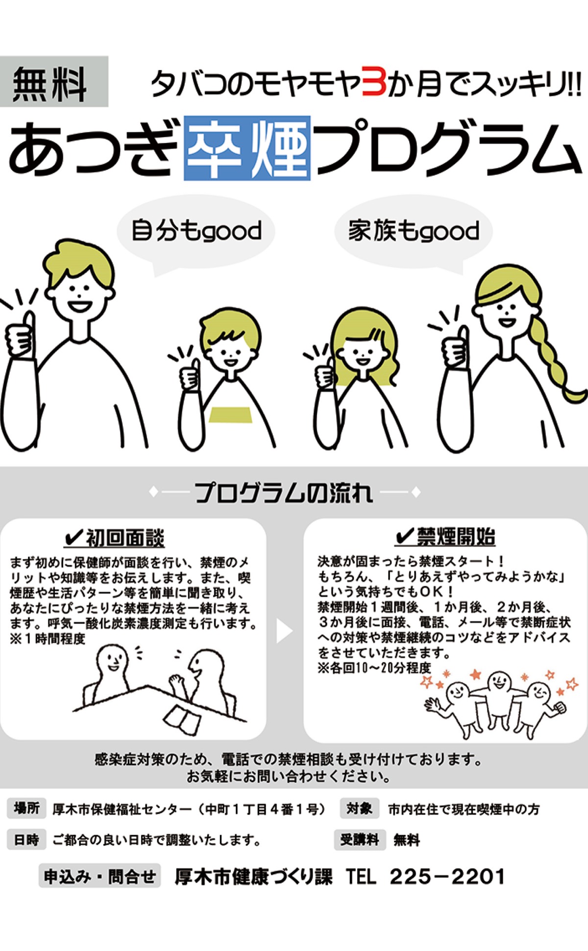 神奈川県厚木市 市民の禁煙を後押し あつぎ卒煙プログラム 厚木 愛川 清川 タウンニュース