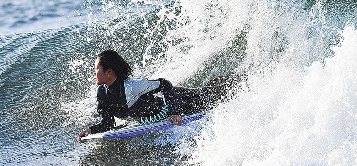 全日本級別サーフィン選手権大会 我孫子咲良さんが優勝 ボディボード