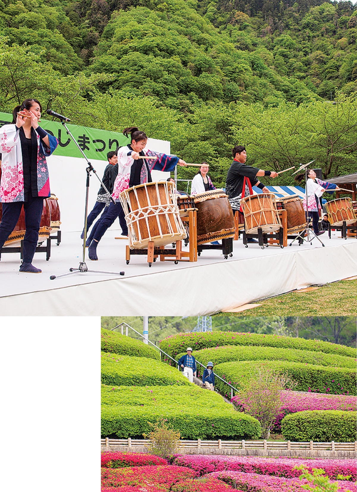 花と各種イベントが楽しめる（写真は過去）