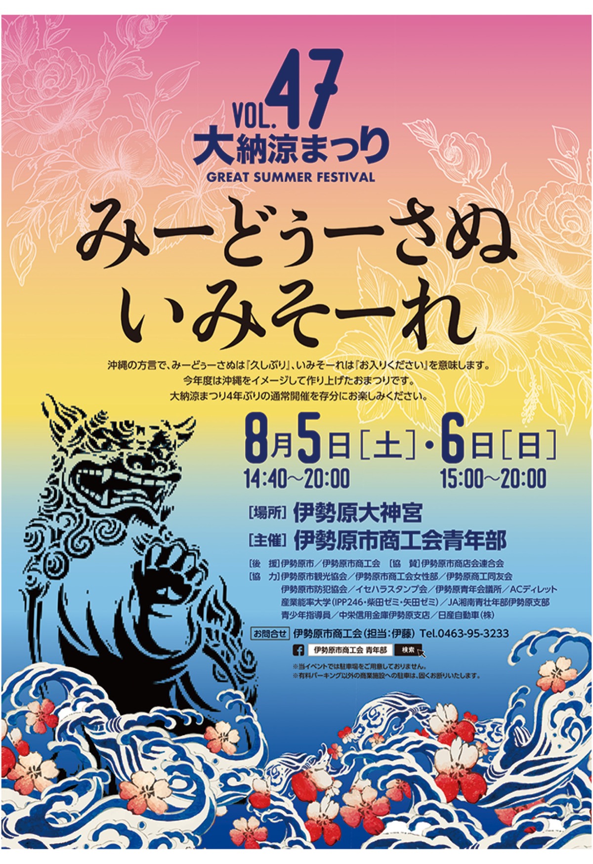 沖縄をイメージしたポスター