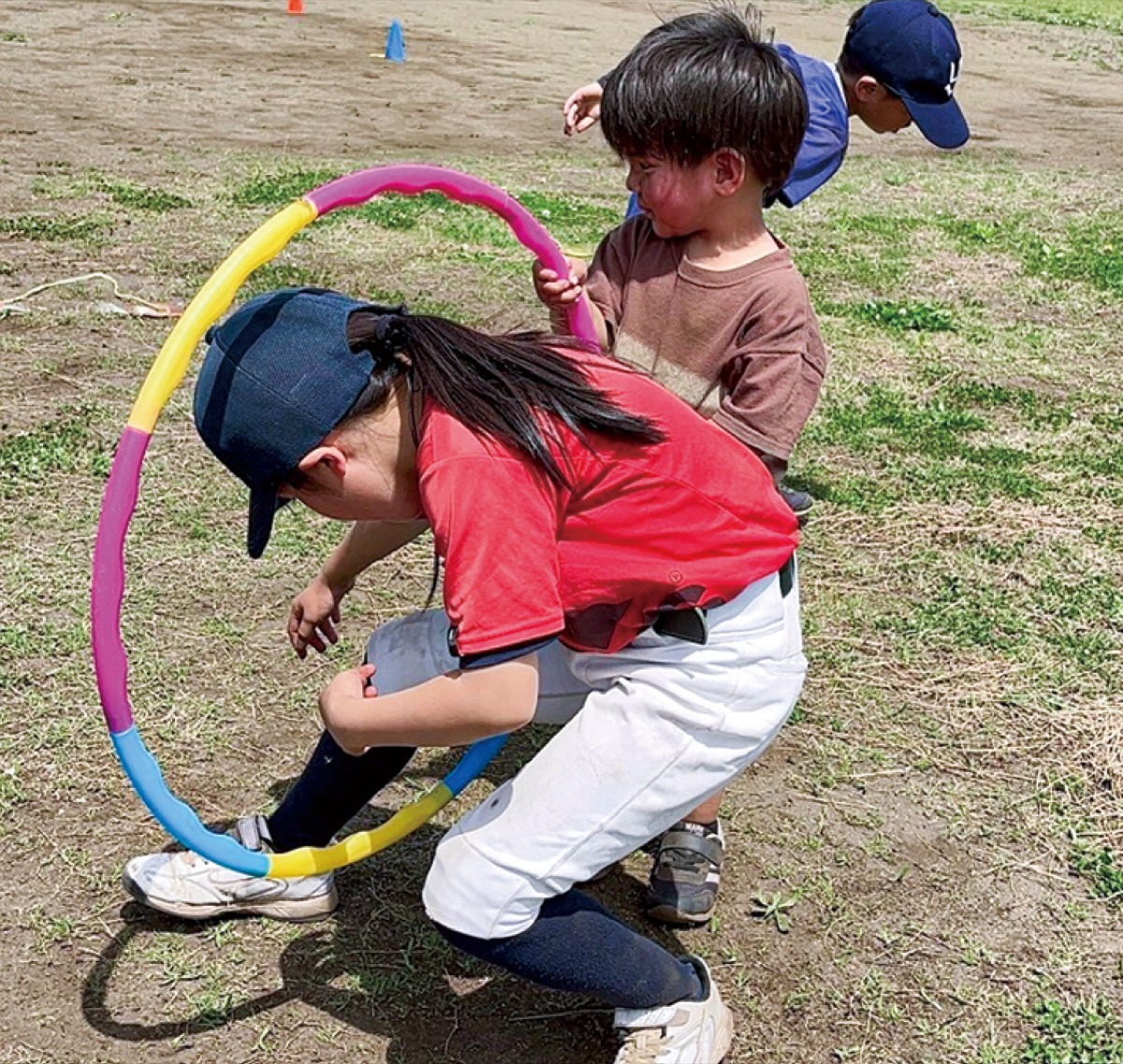 道具を使って楽しんだ