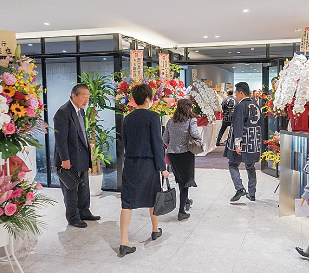 新社屋見学会も実施