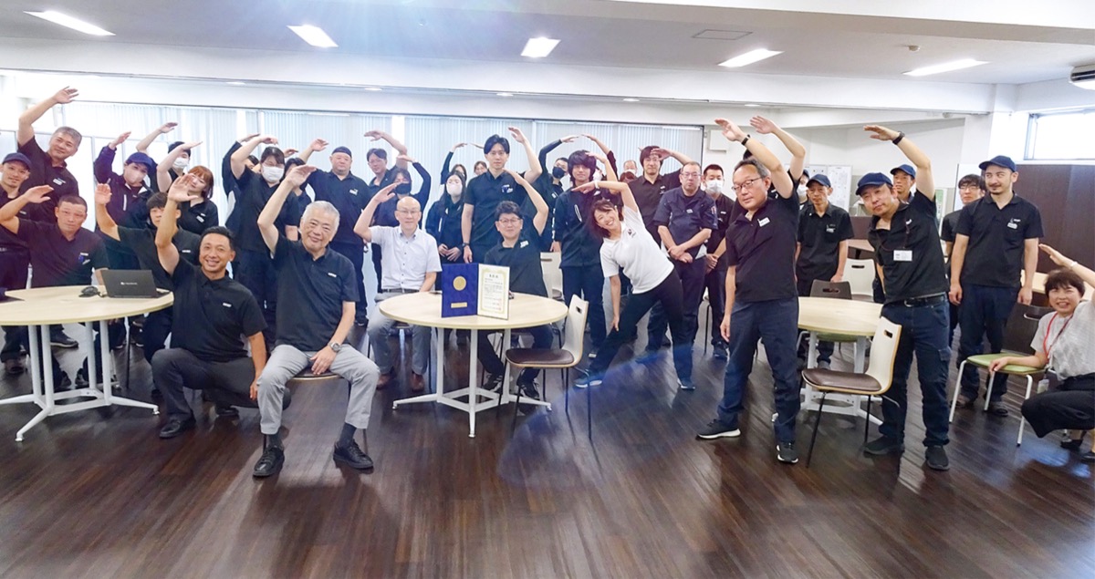 ラジオ体操 続けて35年