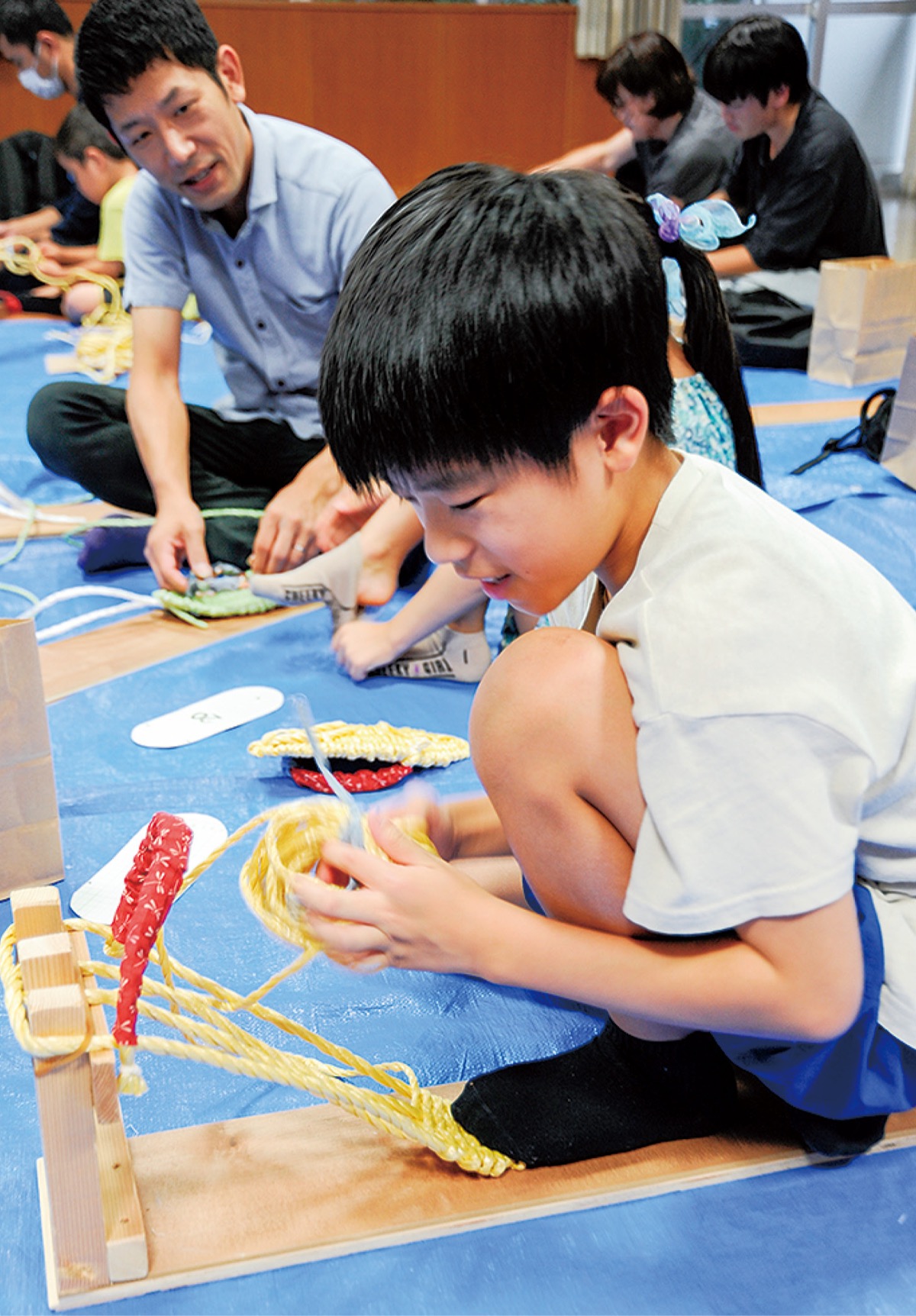 手作りぞうりに挑戦