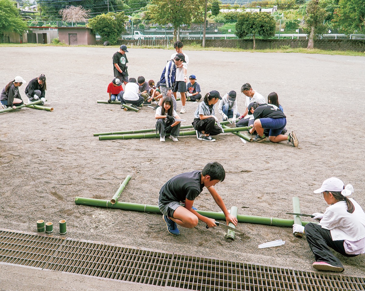 竹で地域に恩返し