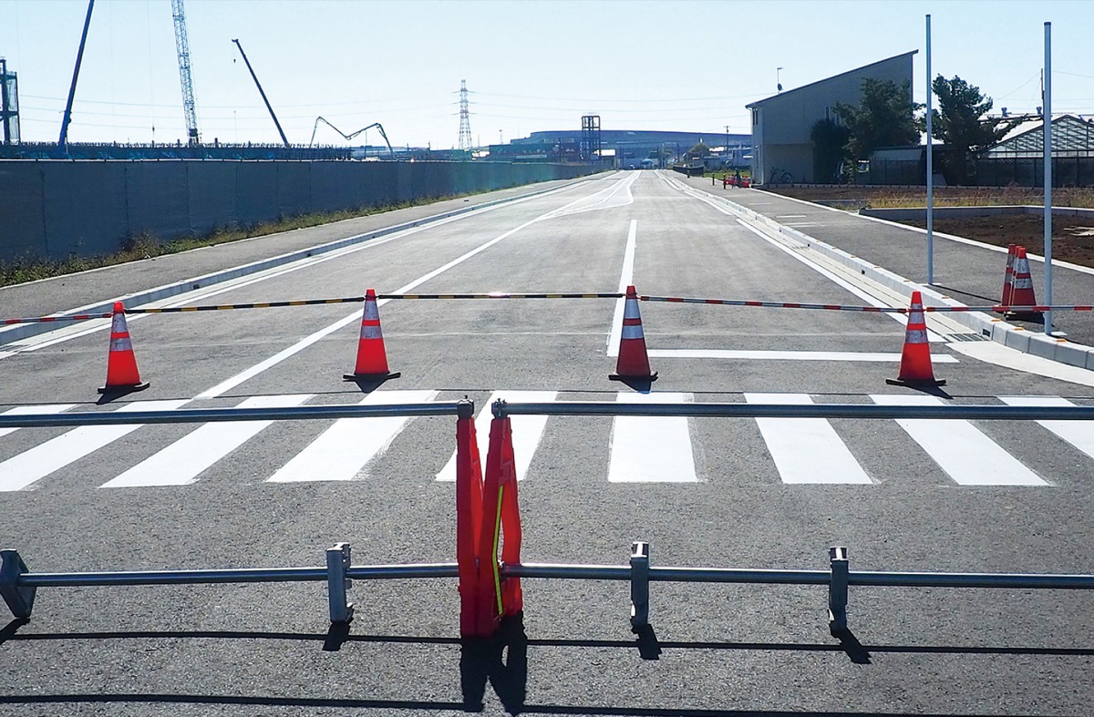 都市計画道路が一部開通