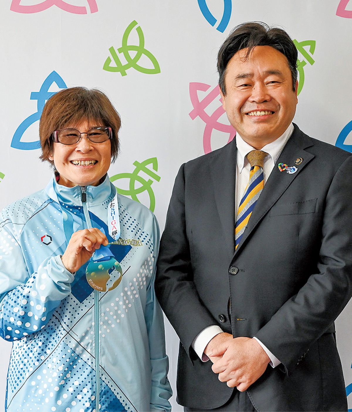 全国出場を報告