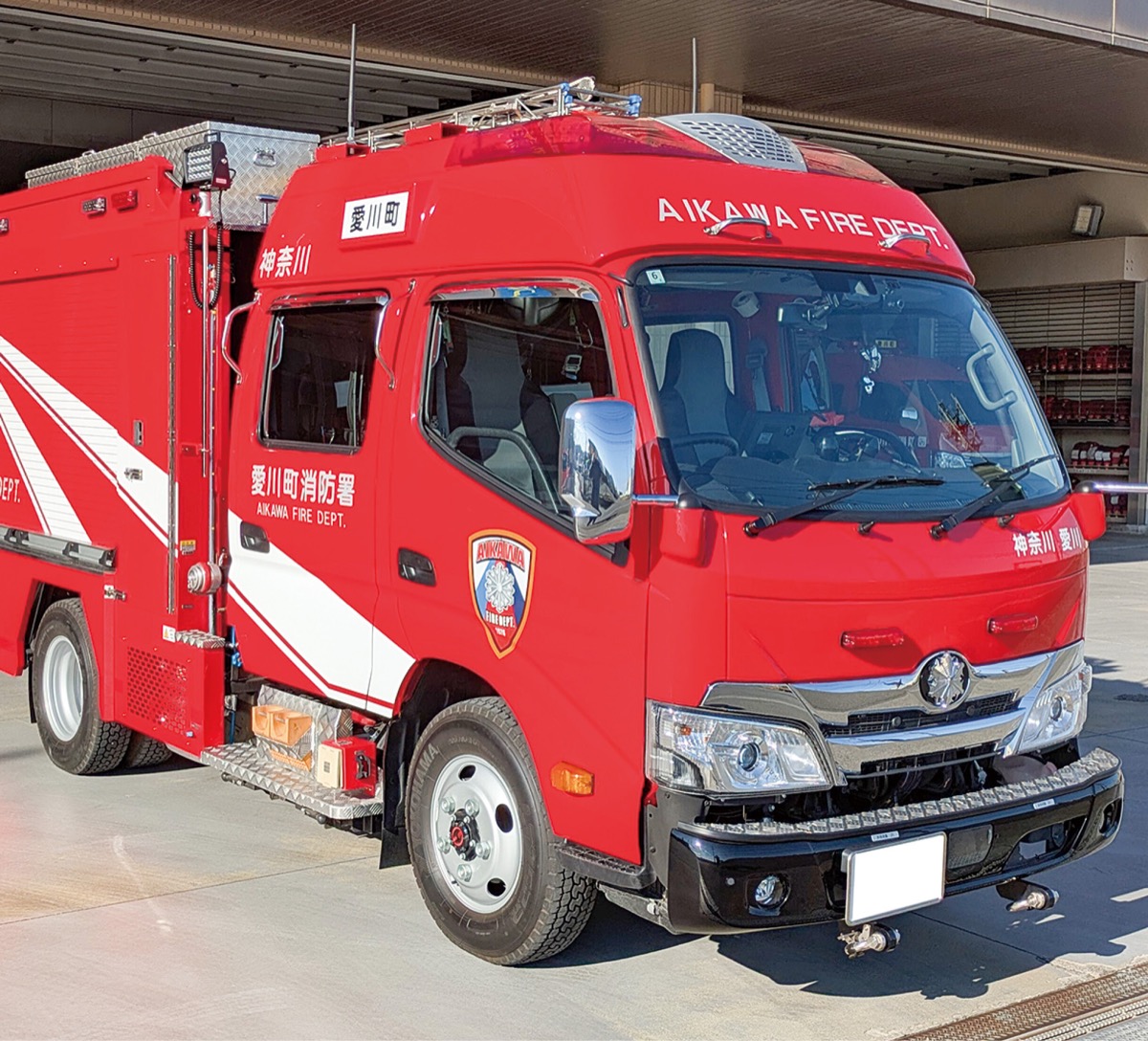 27年ぶりに本署消防ポンプ車を更新