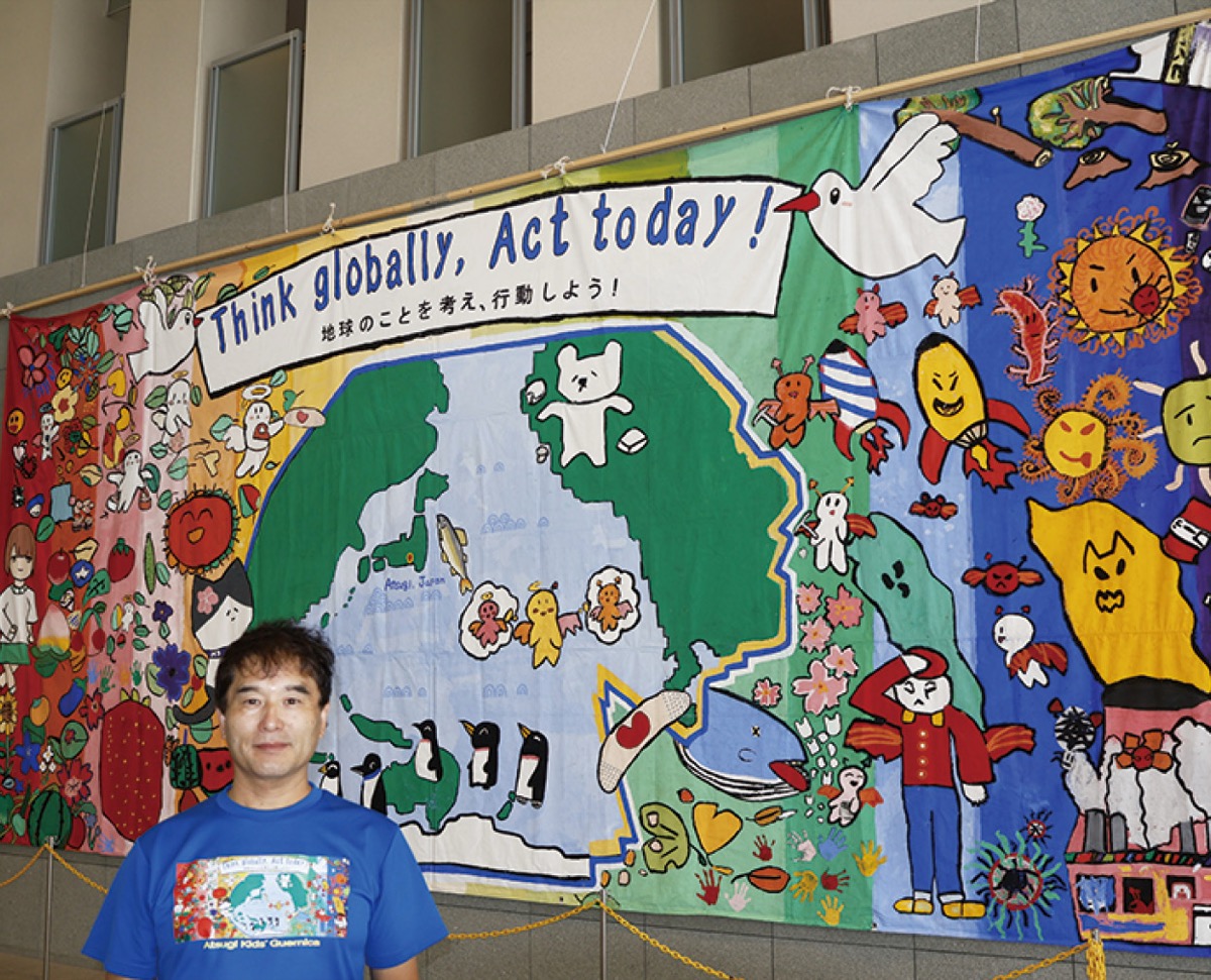 あつぎキッズゲルニカが8月、網走市で展示 (写真2)