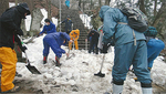 坂道コースの除雪作業（2月27日）