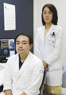 湯浅診療副部長（左）と鎌田医長