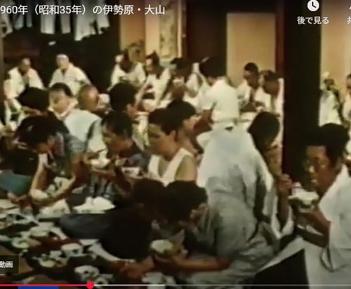 懐かしの映像の一部