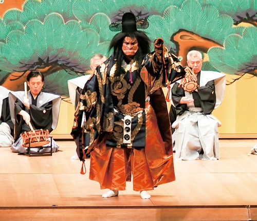 迫力の「鵜飼 空之働」の一場面