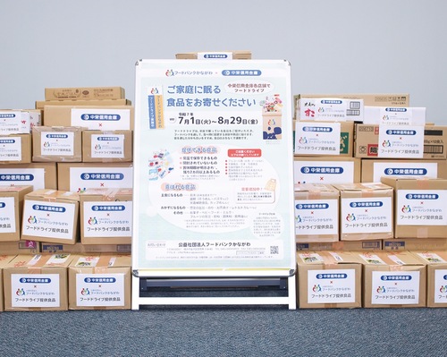 前回寄贈された食品の一部