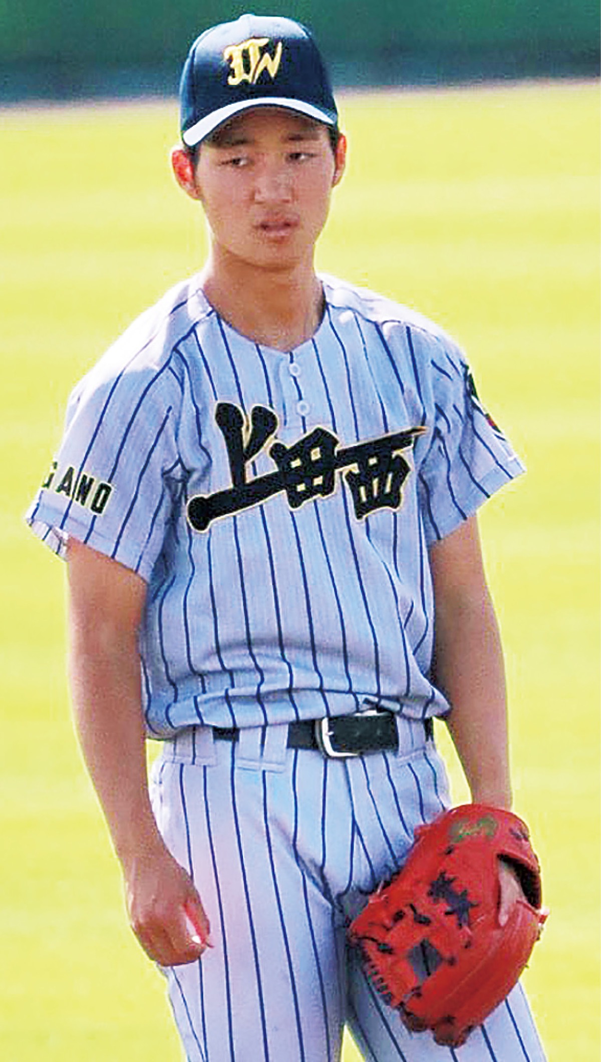 上田西高の飛鳥井選手