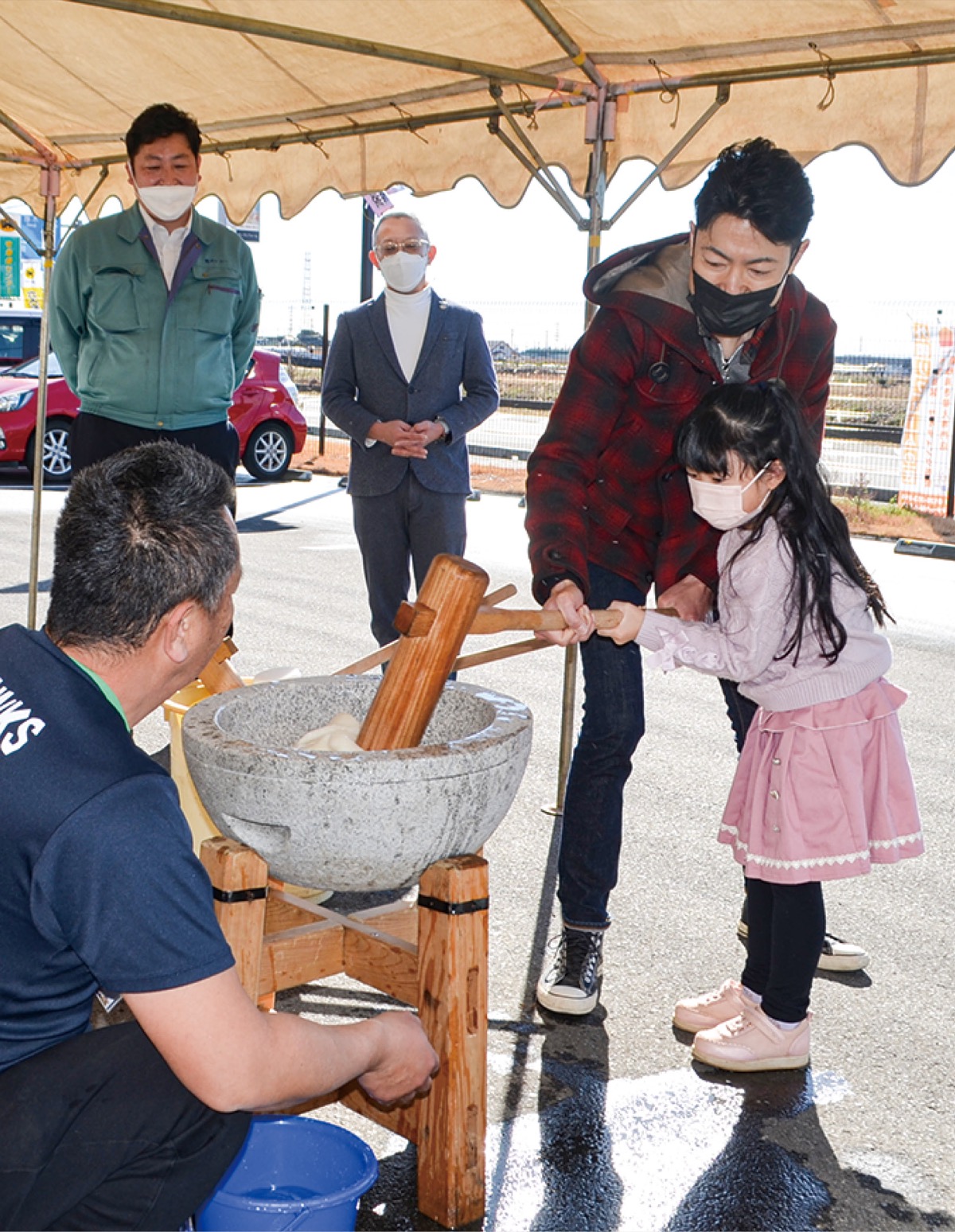 地元企業と住民が交流