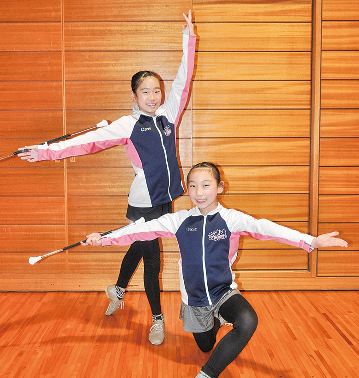 バトントワーリング 姉妹揃って全国へ 植木莉愛さん、望華さん
