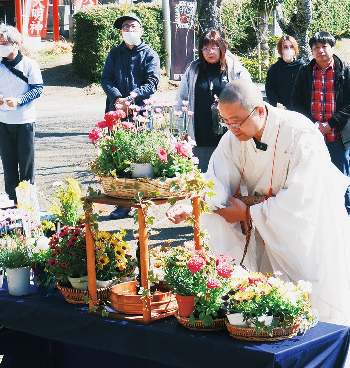 法泉寺ではなまつり