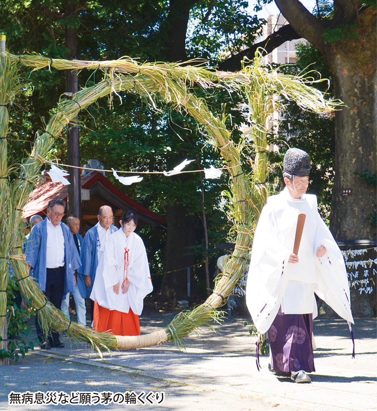 半年の穢れ払う夏越大祓