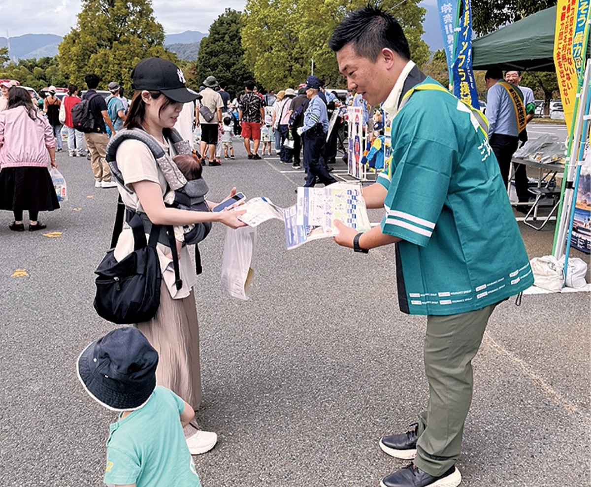 ヘルメットの装着を