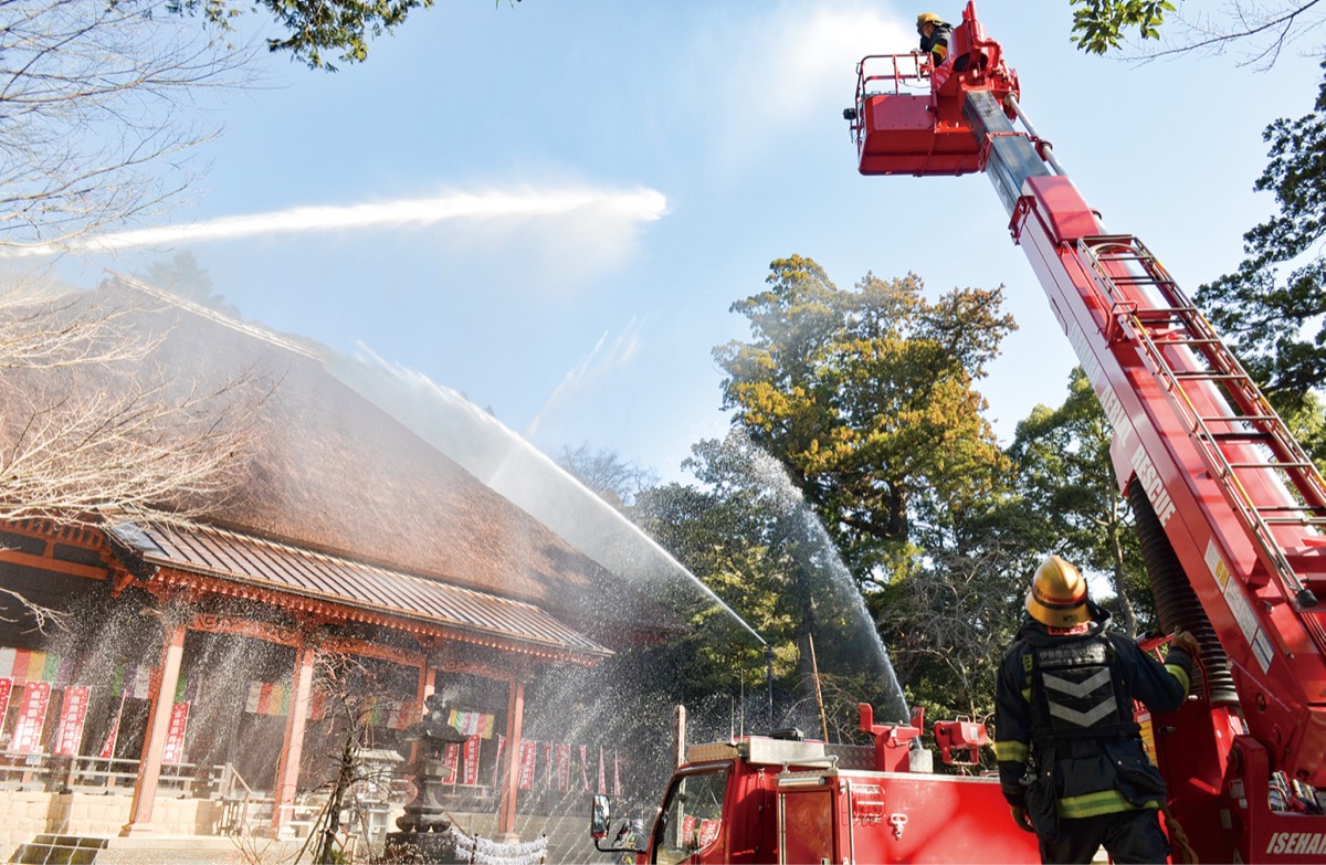 文化財焼損を防ぐ