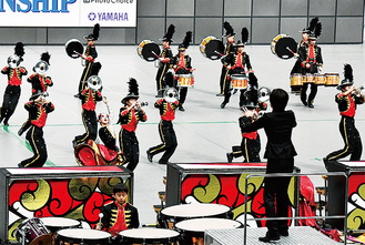 日本一に輝いたショータイトルを演奏する